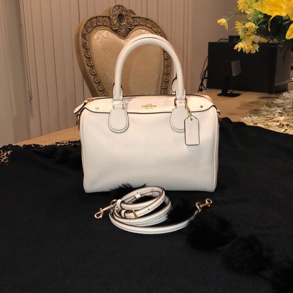 Coach Mini Bennett Satchel In Crossgrain Leather - Picture 8 of 8